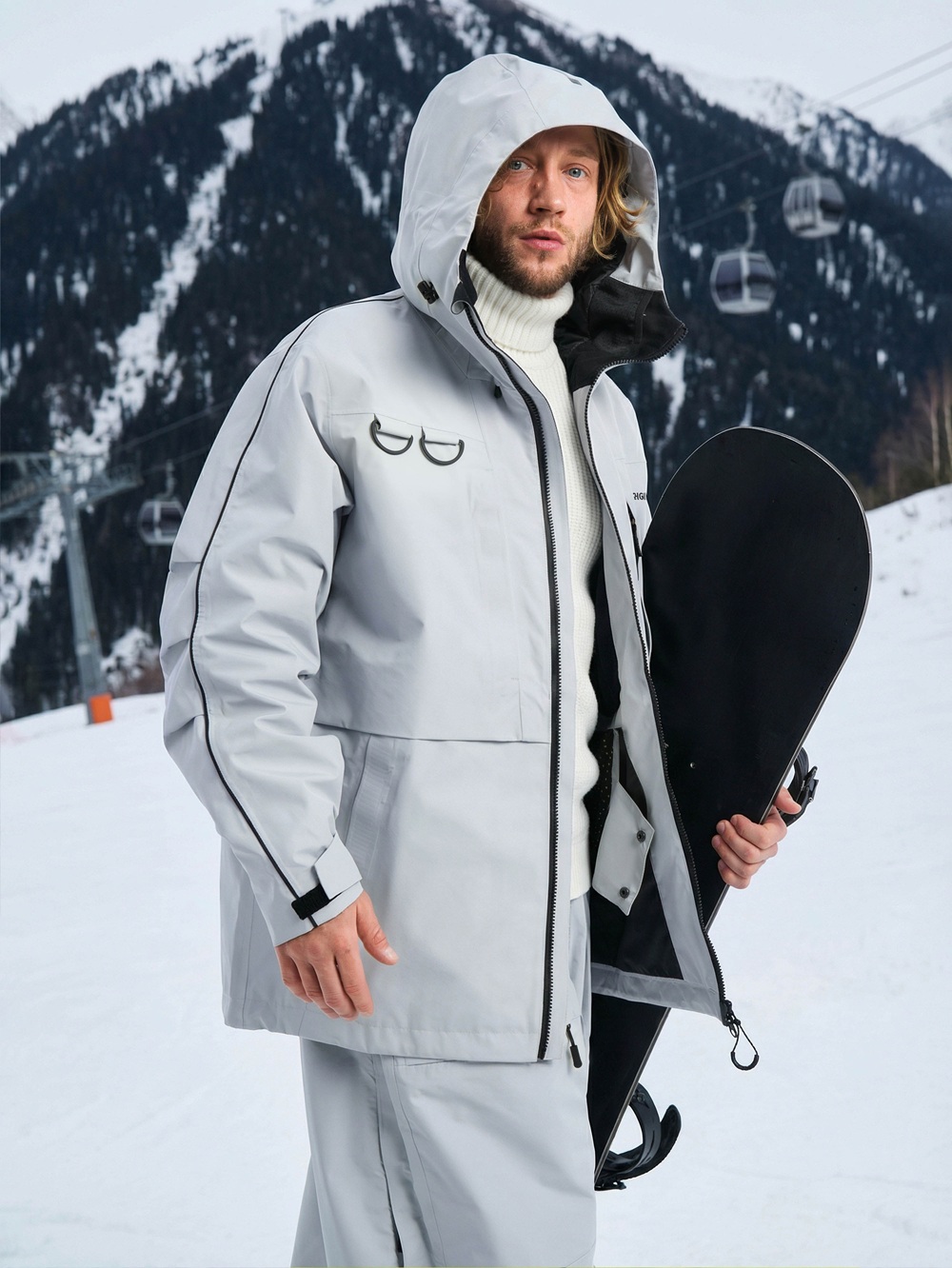 Куртка Флекс U (Светло-серый / Светло-серый)