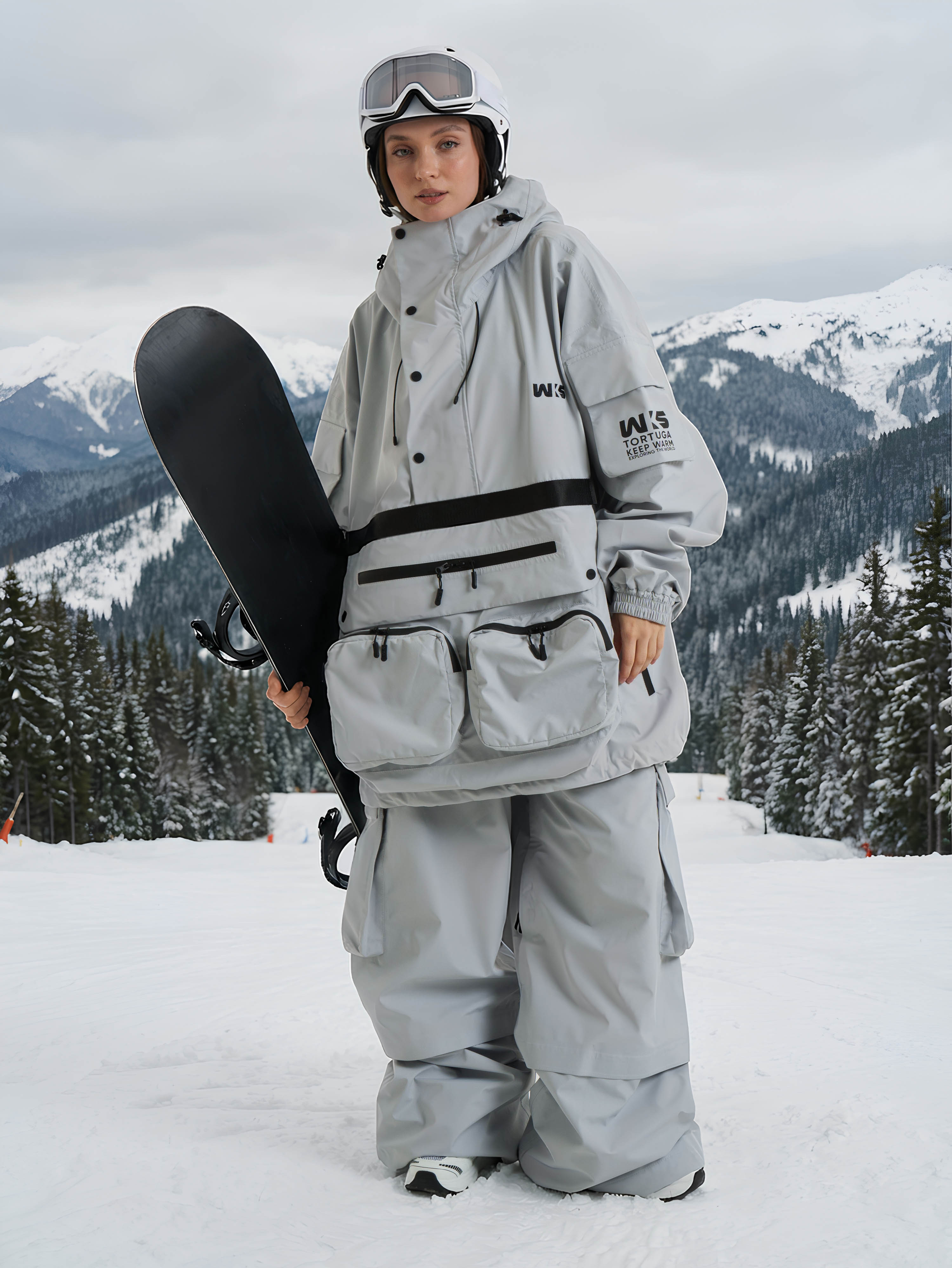 Штаны МА U (Светло-серый / Светло-серый)